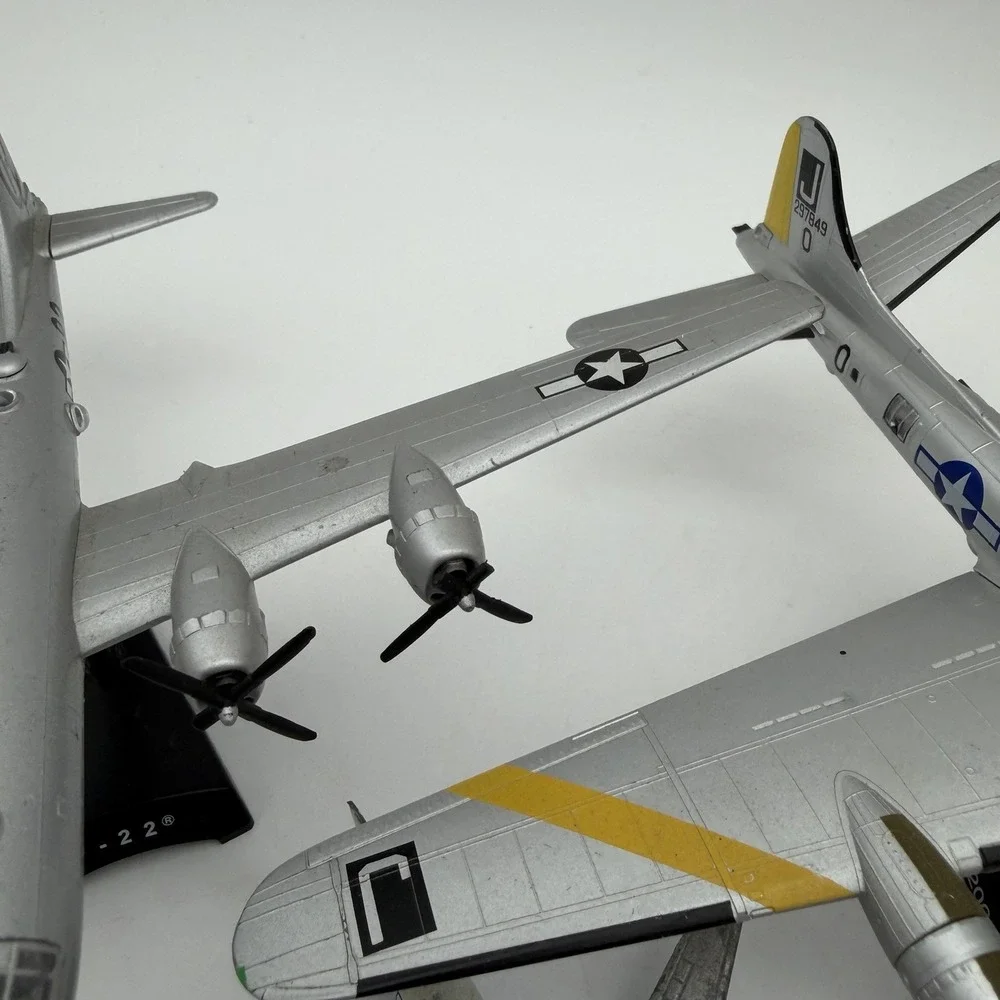 Lot Of 10 Scale Model Diecast Metal Airplanes